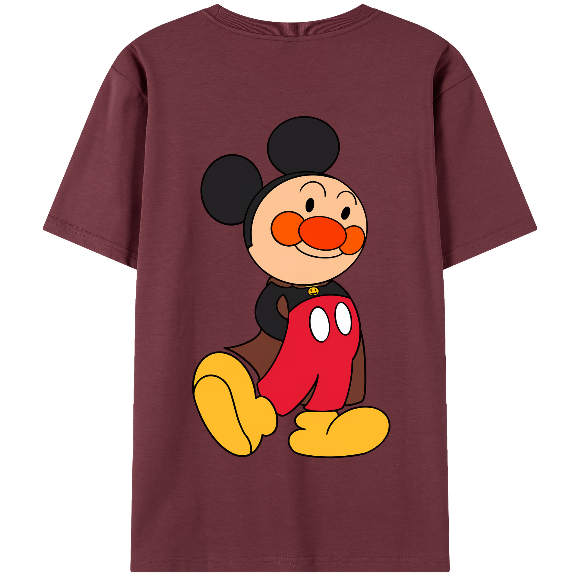 （画像用） アンパンマン Anpanman 綿100％半袖Tシャツ（背面プリント）